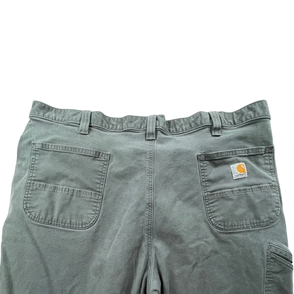 Carhartt Men 44x30 (42x28) Relaxed Fit Canvas Work Pants Utility 102291-039 Gray